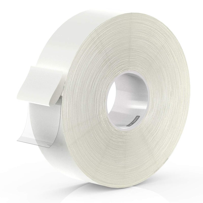 LLPT Double Sided Tape Clear Acrylic Strong Mounting Tape 2 Inches x 550 Inch Multiple Sizes Residue Free Waterproof Outdoor Indoor Adhesive(WA250) - Image 1